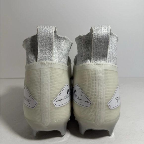 Nike Alpha Menace Elite 3 Football Cleats Size 13 White DM1792-109 Platinum - Picture 3 of 5